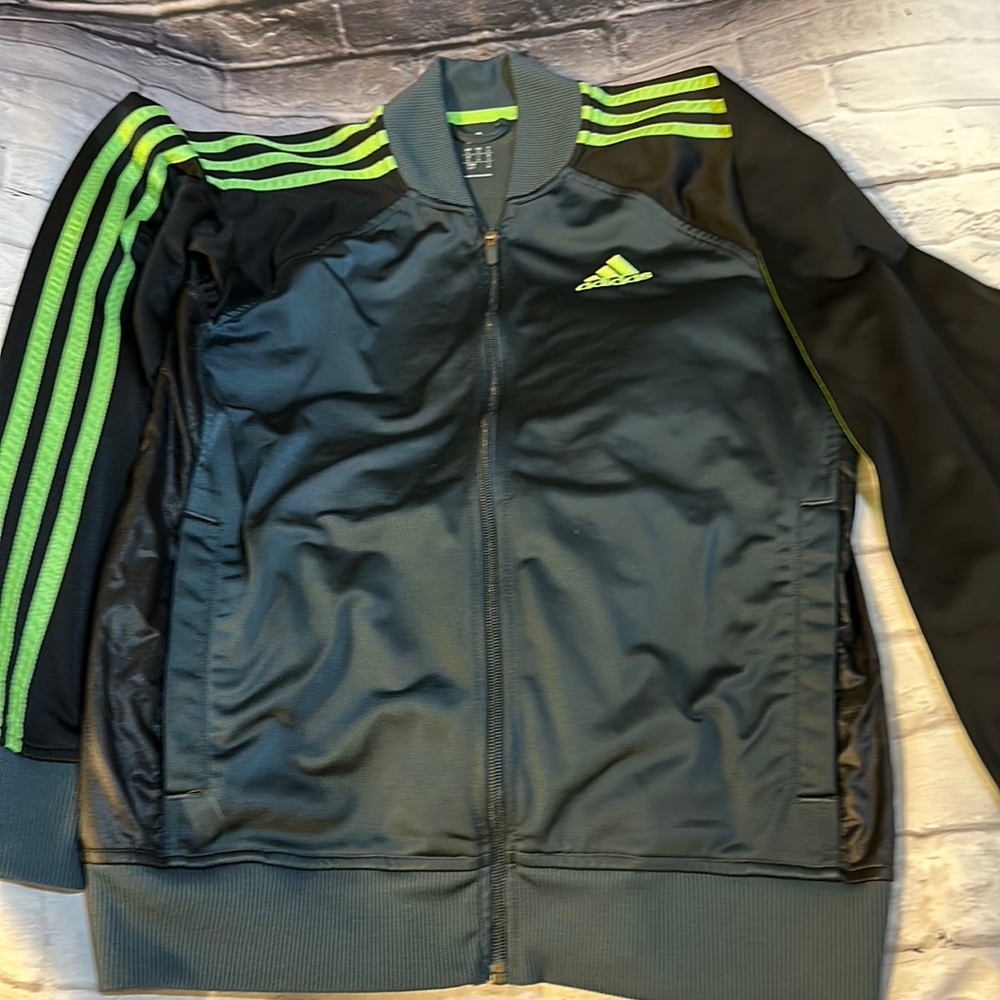 Adidas black and grey small jacket